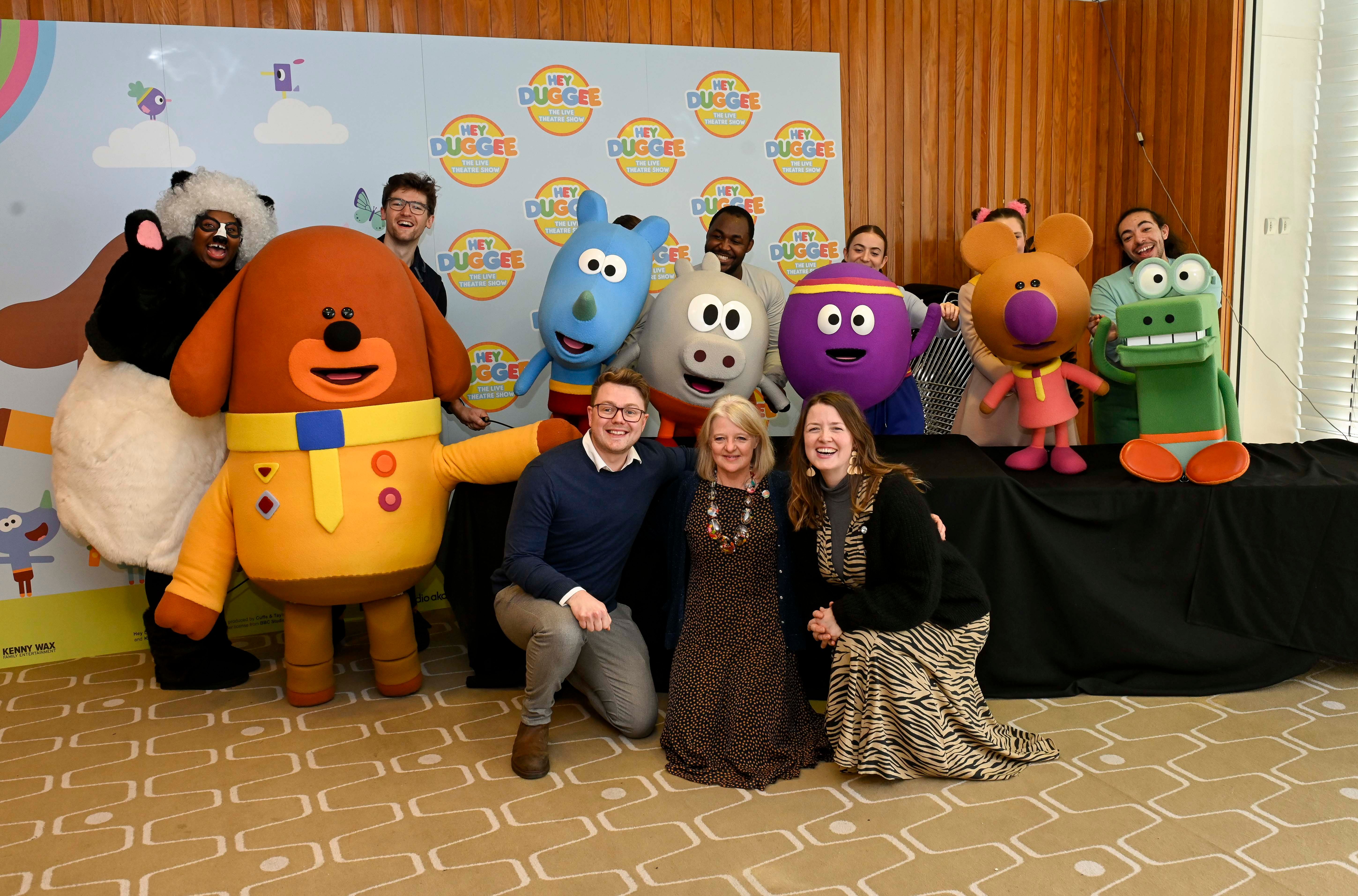 The amazing Hey Duggee Puppets .