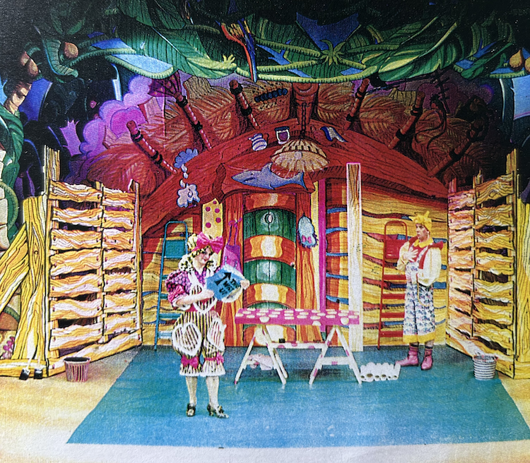 Slosh scene where the house falls down.