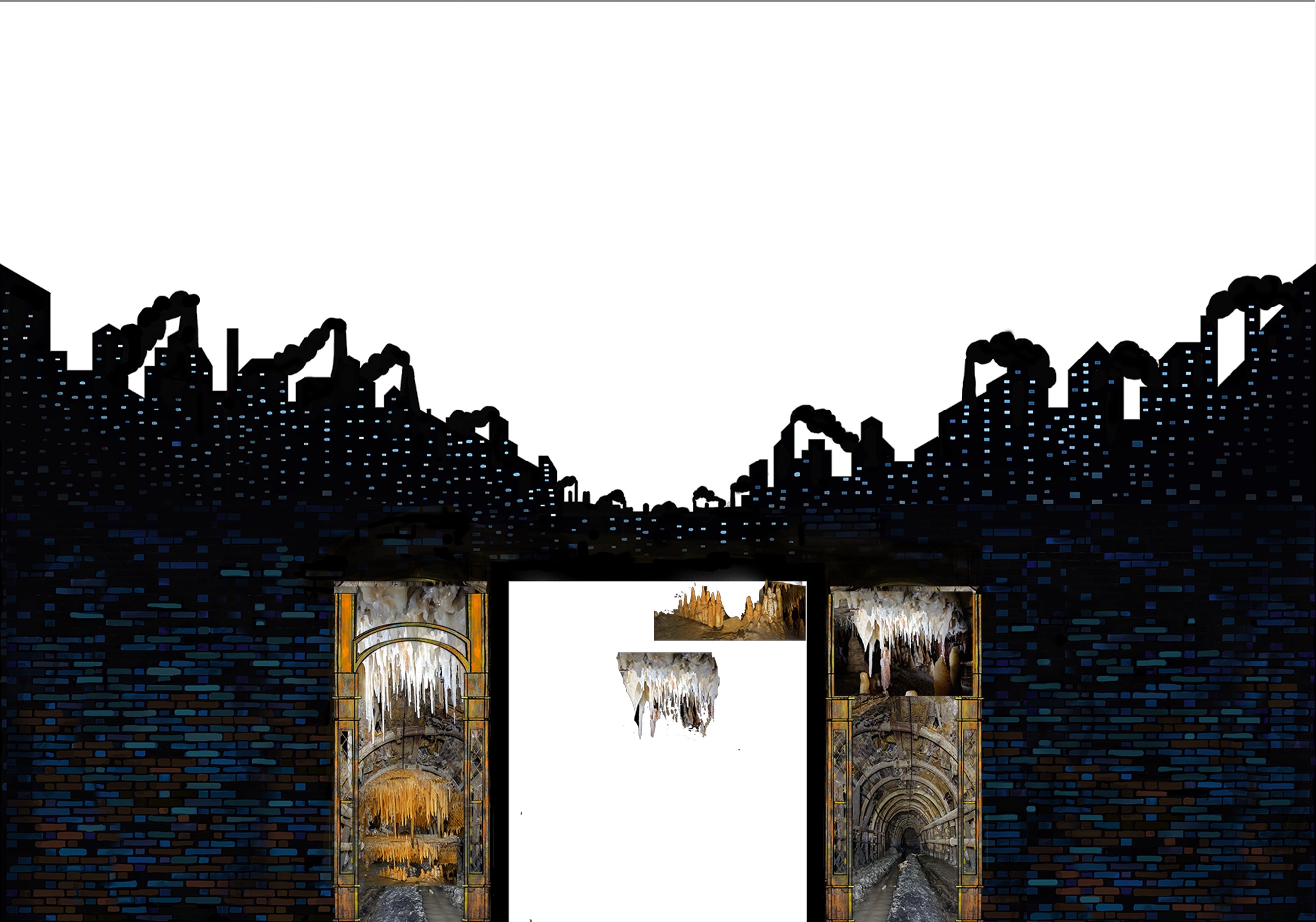 The skyline profile with Infinity Mirror Tunnels